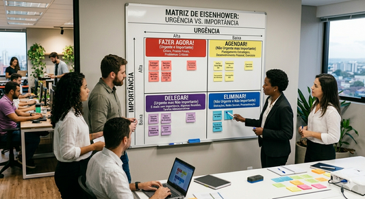 Planilha Matriz de Eisenhower em Excel com 4 quadrantes - Arquivos Office