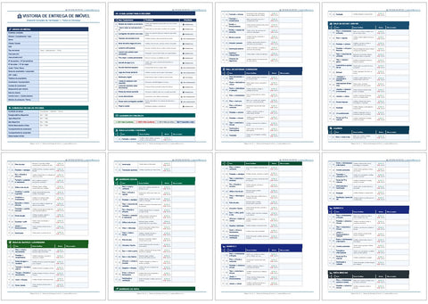 Modelo de Vistoria em Excel e Word Editável