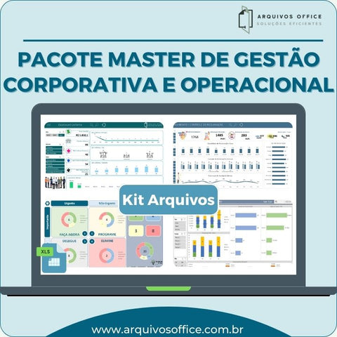 Pacote Master de gestão corporativa e controle operacional